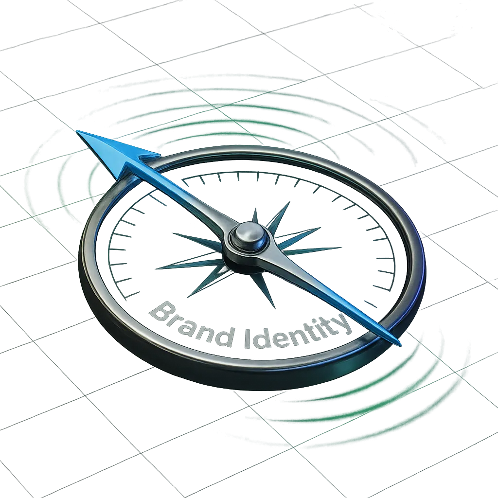 Brand guideline pages for tone, layout and usage