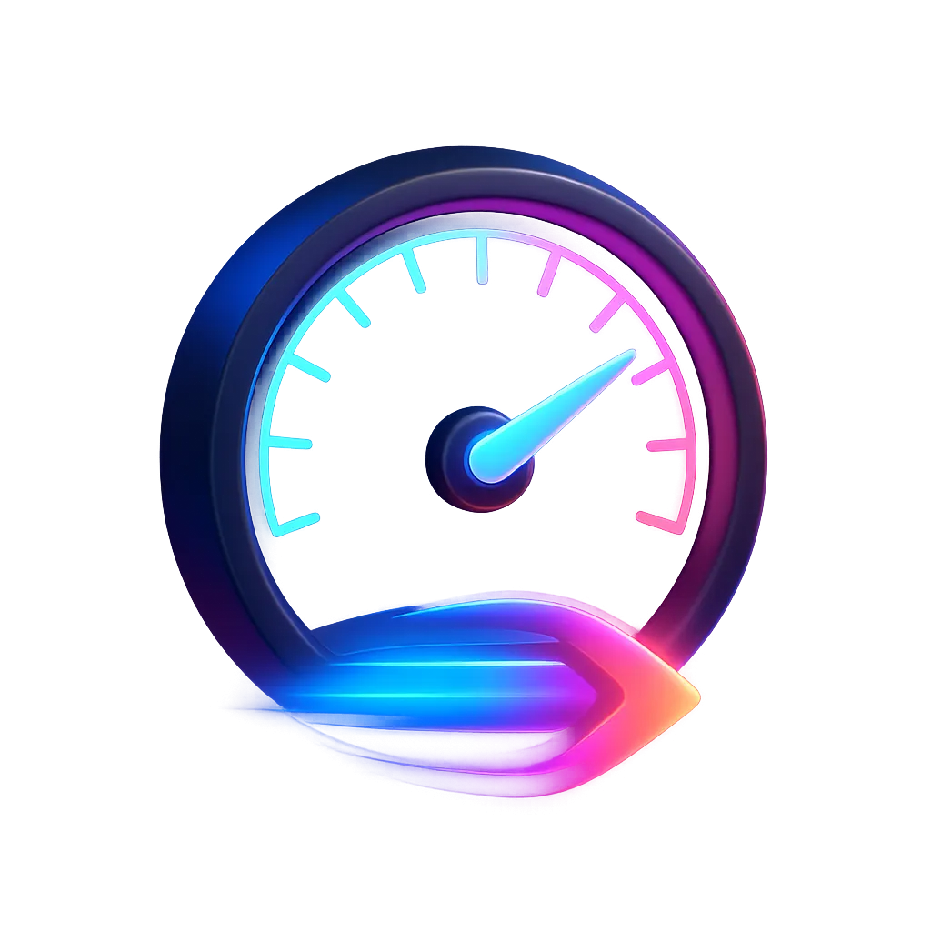 Performance gauges showing improved Core Web Vitals scores