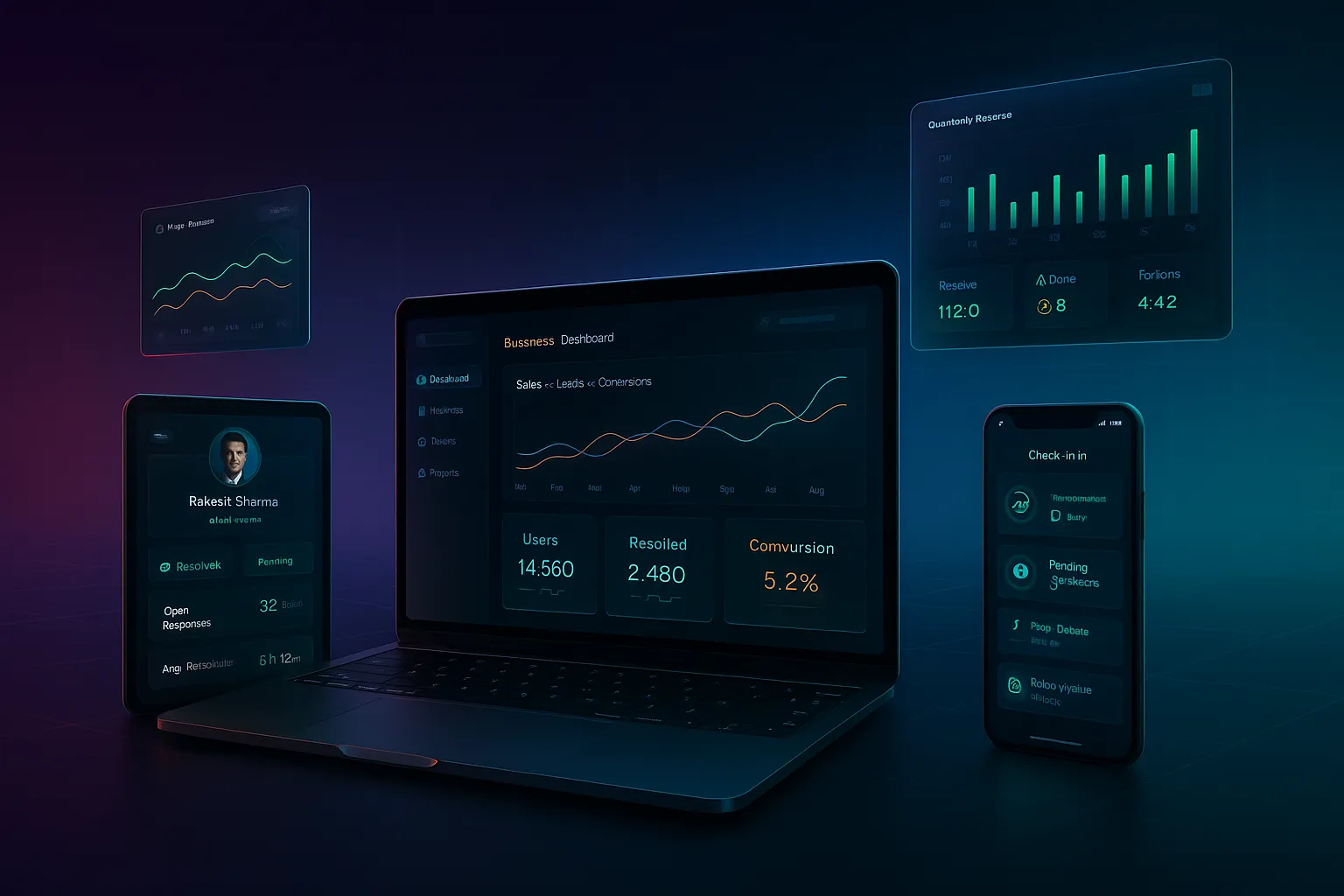 ERP • CRM • Portals & Dashboards