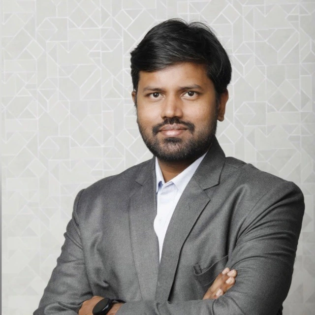Portrait of Bhupendra Shukla, Managing Director